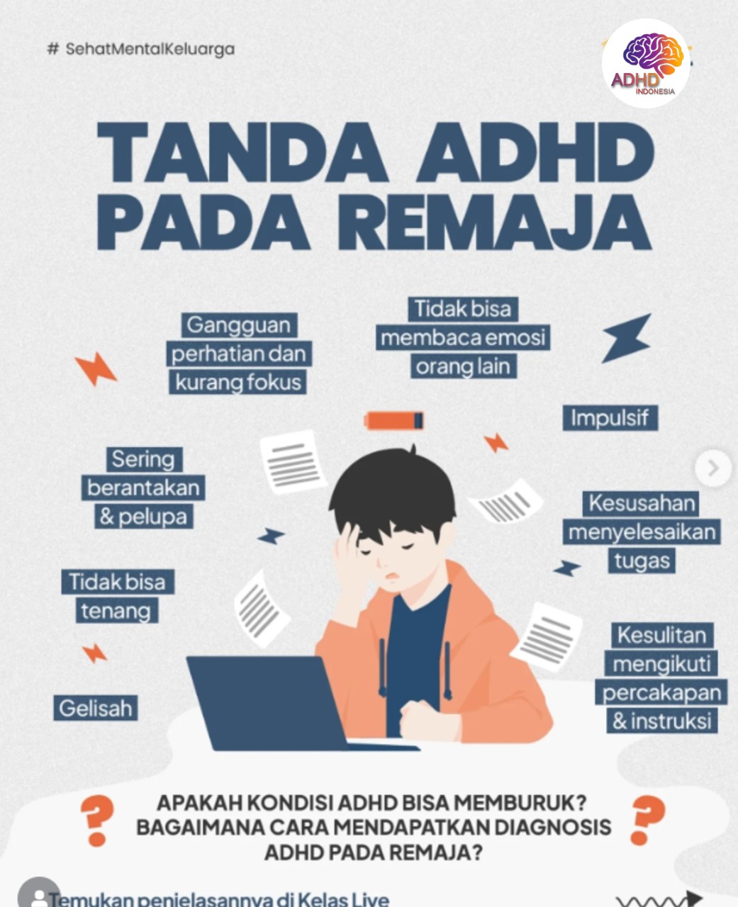 Screening ADHD Non-Diagnostik: Edukasi Awal bagi Orang Tua di Kabupaten Bangkalan